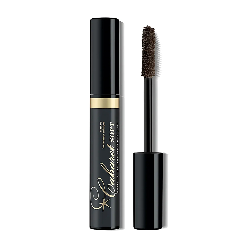 Туш для вій 2 в 1 CHEREL Cabaret Soft Artistic Volume Mascara 2 In 1 зі сценічним ефектом Brown, 10 мл